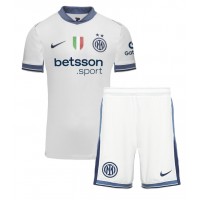 Inter Milan Davide Frattesi #16 Fußballbekleidung Auswärtstrikot Kinder 2024-25 Kurzarm (+ kurze hosen)